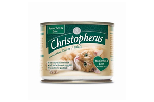 Christopherus Macska Pr.Menü Nyúl-kacsa 200g